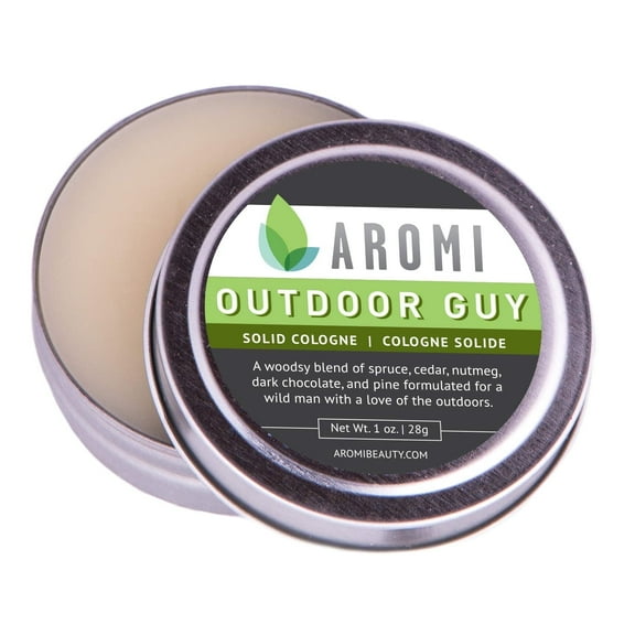 Aromi Outdoor Guy Solid Cologne, Woodsy, Earthy Scent for Men, 1.0 oz