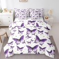 thumbnail image 1 of YST Ensemble de Couette Papillon Violet, 7 Pcs, Faune, Full, 1 of 4
