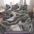 thumbnail image 1 of HAHDAXIA Marble Texture Bedding Solid Comforter Set for All Seasons,3 Pieces(1 Comforter+2 Pillowcases),Soft Microfiber Bedding Set Full(79"x90"), 1 of 7