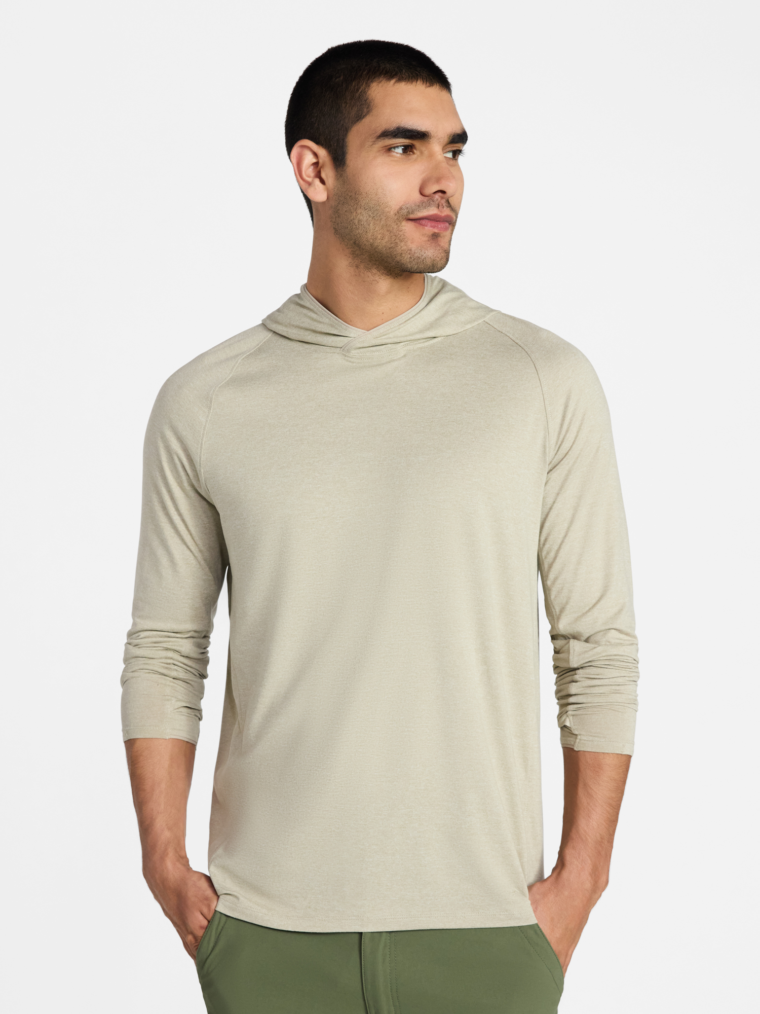 Ozark Trail Menβs Performance Sun Hoodie, Sizes S-3XL