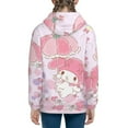 thumbnail image 3 of My Melody Kids' Hoodie 3D Print Sweatshirt Soft Pullover Hooded with Big Pockets Fans Gifts for Boys or Girls Small, 3 of 7