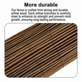 thumbnail image 4 of 2ft x 14ft Natural Willow Rolled Panel Fence for Decorative Fencing Backyard, 4 of 8