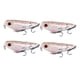 thumbnail image 3 of Yuarrent 4 piezas de cebo de plástico de simulación de agua salada señuelos de agua dulce agua de mar Crankbait Rock pesca Swimbait suministros Pescar tipo 6 Yuarrent OD023293-06, 3 of 6