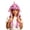 Hot Pink, variant on 1PC Funny Plush Animal Hat Ear Moving Jumping Hats Cute Cap Unisex Gift for girls boys Adults Party Halloween Christmas (Orange)