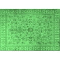 thumbnail image 1 of Ahgly Company Indoor Rectangle Persian Emerald Green Traditional Area Rugs, 8' x 12', 1 of 4