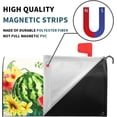 thumbnail image 4 of Summer Mailbox Covers Magnetic Flower Mailbox Covers Magnetic Standard Size 25.5" X 21" Tropical Plant Mailbox Wraps Post Letter Box Cover Decor for Outside Garden Yard Home Outdoor Decoration, 4 of 5