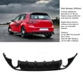 thumbnail image 3 of Rear Bumper Splitter, Gloss Black Rear Bumper Diffuser  For MK7 Pre-Facelift, 3 of 8