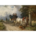 thumbnail image 3 of Adolf van der Venne 24x18 Black Modern Framed Museum Art Print Titled - Everyone Has Strengthened, 3 of 5