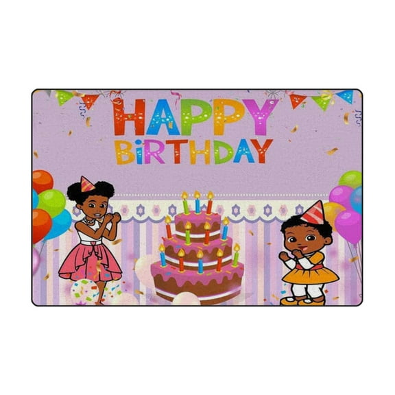 Gracies 15.7*23.6IN Home Decor Rugs Non-Skid Indoor Carpet, Durable Crystal Velvet Living Room Sofa Floor Mat