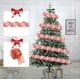 thumbnail image 1 of pstuiky Cinta navideña de peluche decorativa lazo rojo navideño suministros para ambientar regalos., 1 of 6