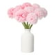 thumbnail image 1 of Uxcell 10 piezas de flores de bola de crisantemo artificiales, ramo de flores de crisantemo falsas de seda para decoración de hogar, jardín, boda y fiesta, rosa claro/rosa oscuro, 1 of 7