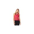 thumbnail image 1 of Blusa transparente Aeropostale con botones de corazón rojo extragrande, 1 of 2