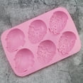 thumbnail image 5 of MOQLOM Easter Egg Silicone Molds, 1pc 6-Cavity Craft Art Egg Shape Chocolate Candy Fondant Molds, DIY Handmade, Making Supplies for Chocolate, Cakes, Jelly, Pudding, 10 × 6.7Inch, 5 of 8
