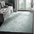 thumbnail image 2 of SAFAVIEH Impressions Anima Floral Wool Area Rug, Grey, 6' x 6' Square, 2 of 8