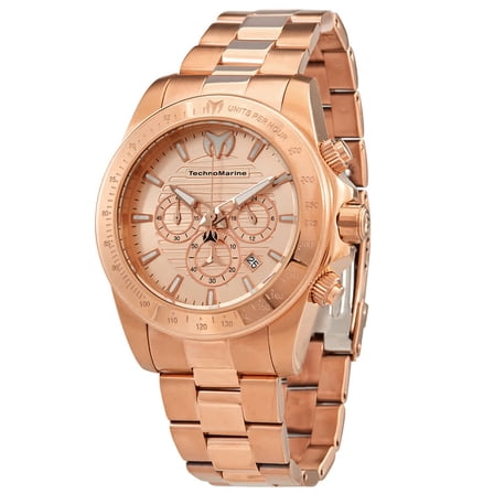 Technomarine Manta Ray Chronograph Rose Gold Dial Men's Watch TM-220138