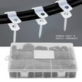 thumbnail image 1 of Nylon P Clips, Acid-Resistance Aging Resistance Corrosion Resistance P Clips, Tubing For Fixing Cables Cables Conduits Conduit, 1 of 8