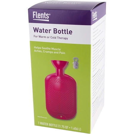 Flents Water Bottle for Warm & Cold Application for Camp Pain, Latex-Free