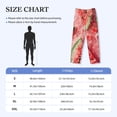 thumbnail image 4 of Sigee Refreshing Watermelon Slices print Men's Pajama Pants Lounge Sleep Bottoms with Elastic Waistband and Pockets-Small, 4 of 6