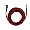 thumbnail image 1 of Cable de audio para guitarra JORINDO de 6 m y 6,35 mm para amplificador de guitarra eléctrica, cable de instrumento con cabezal chapado en oro y carcasa negra. JD6217, 1 of 14