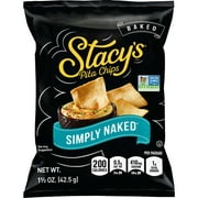 Stacy's Simply Naked Baked Pita Chips Snack Chips, 1.5 oz. Bag