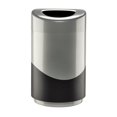thumbnail image 3 of Safco SAF9920SLBL 30 gal Open Top Receptacle, Silver & Black, 3 of 3