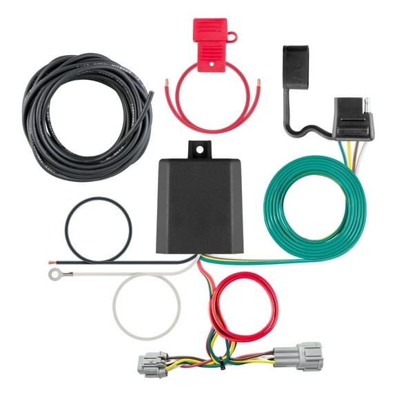 CURT 56423 Vehicle-Side Custom 4-Pin Trailer Wiring Harness, Select Nissan Frontier, Quest, Mercury Villager