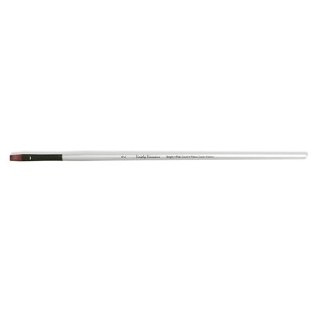 UPC: 0038372013908 | Robert Simmons Simply Simmons Extra-Firm Synthetic Long Handle Brush Bright 2
