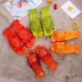 thumbnail image 5 of Zapatillas de langosta neutras, sandalias de perca, zapatillas de animales, zapatillas de peces de animales, regalo de zapatillas de langosta, 5 of 5