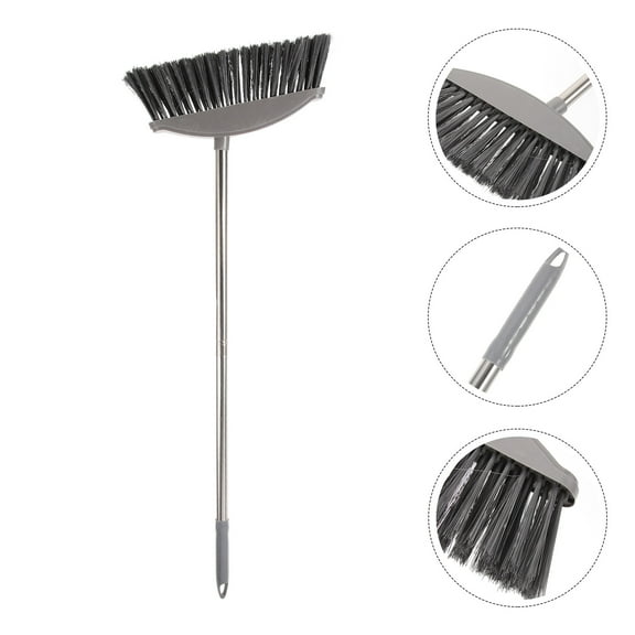 FOMIYES Household Brooms Dark Grey Stainless Steel 1Pack for Kitchen Use