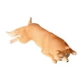thumbnail image 4 of Escultura de perro realista, estatua de perro, regalos, figuritas decorativas de recuerdo, juguete en miniatura, modelo de Gog durmiente para niños Amarillo, 4 of 8
