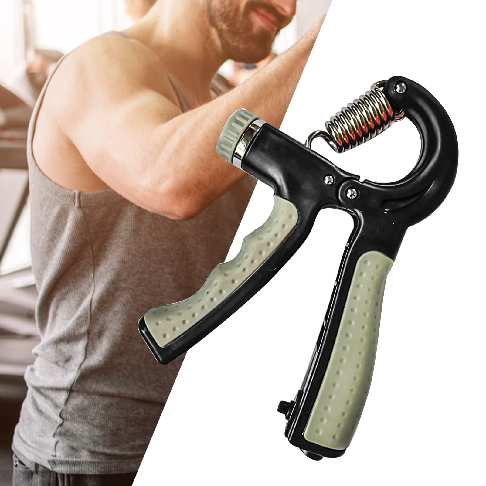Details about   Hand Grip Strengthener Gripper Forearm Finger Power Exercise Strength Resistance 