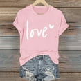 thumbnail image 5 of WTXUE Valentine's Day Shirt for Men Love Heart Printed Shirts Graphic Tees Crewneck Short Sleeve Tops Running Tops Lightweight Breathable Workout Tops Oversized Tshirts Fashion Tops Light Pink S, 5 of 7