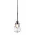 thumbnail image 4 of Toltec Lighting 1230-CH-471 Meridian 1 Light Mini Pendant Shown In Chrome Finish With 5 Clear Bubble Glass, 4 of 4