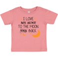 thumbnail image 3 of Inktastic I Love My Aunt to the Moon and Back Boys or Girls Baby T-Shirt, 3 of 5