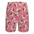 thumbnail image 6 of Kdxio French Bulldog Face Pattern Mens Casual Shorts - Drawstring Summer Beach Sports Shorts for Men, 6 of 9