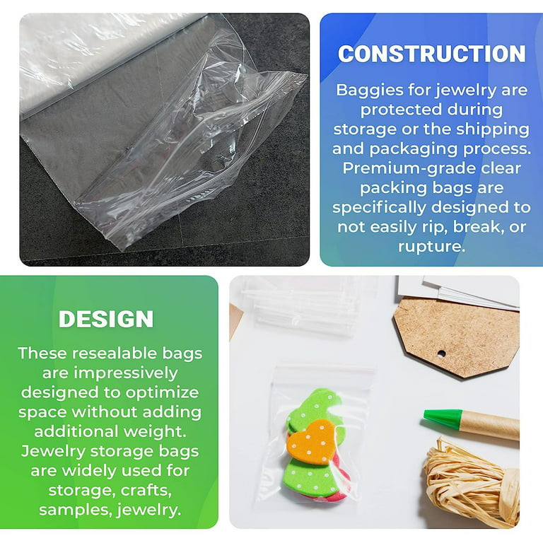 Jewelry Plastic Bags Packaging  Jewelry Bags Plastic Seal Zip