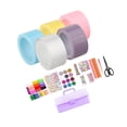 thumbnail image 1 of Blow Bubbles Double Sided Tape for Kids Classroom Clear Color DIY Craft Handmade Ball 5PCS Storage Bucket 5 Colors, 1 of 9