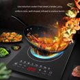 Portable 2200W Induction Cooker with 8 Gears Control Single Induction