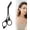 Black, variant on Eyebrow Trimmer Scissor with Comb, Eyebrow Scissors for Women, Stainless Steel Precision Eyebrow Cutter Hair Removal Makeup Tool for Women and Men (Grey)
