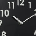 thumbnail image 3 of Bouclair Horloge Carrée Noire et Blanche, 3 of 9