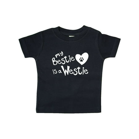 

Inktastic Bestie Westie Gift Baby Boy or Baby Girl T-Shirt