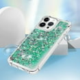 thumbnail image 6 of Case for iPhone 14 Pro Max,Flowing Bling Liquid Hearts Sparkle Moving Glitter Quicksand Waterfall Anti-Fall Protective Girls Women Shockproof Phone Case for iPhone 14 Pro Max,6.7 inch 2022 (Silver), 6 of 8