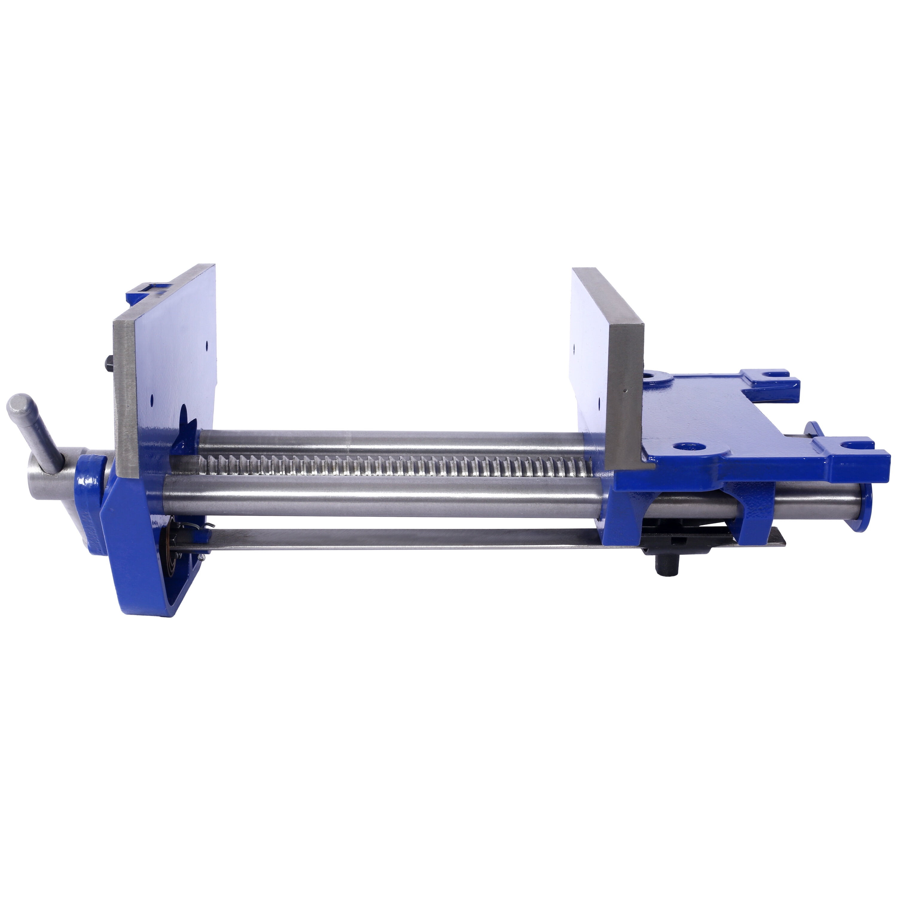 , Rapid Action Woodworking Vise Quick Release Lever for Quick Adjustments 9 Inch Jaw Width Made with Heavy-Duty Cast Iron ,Blue, Blue ,Steel ,