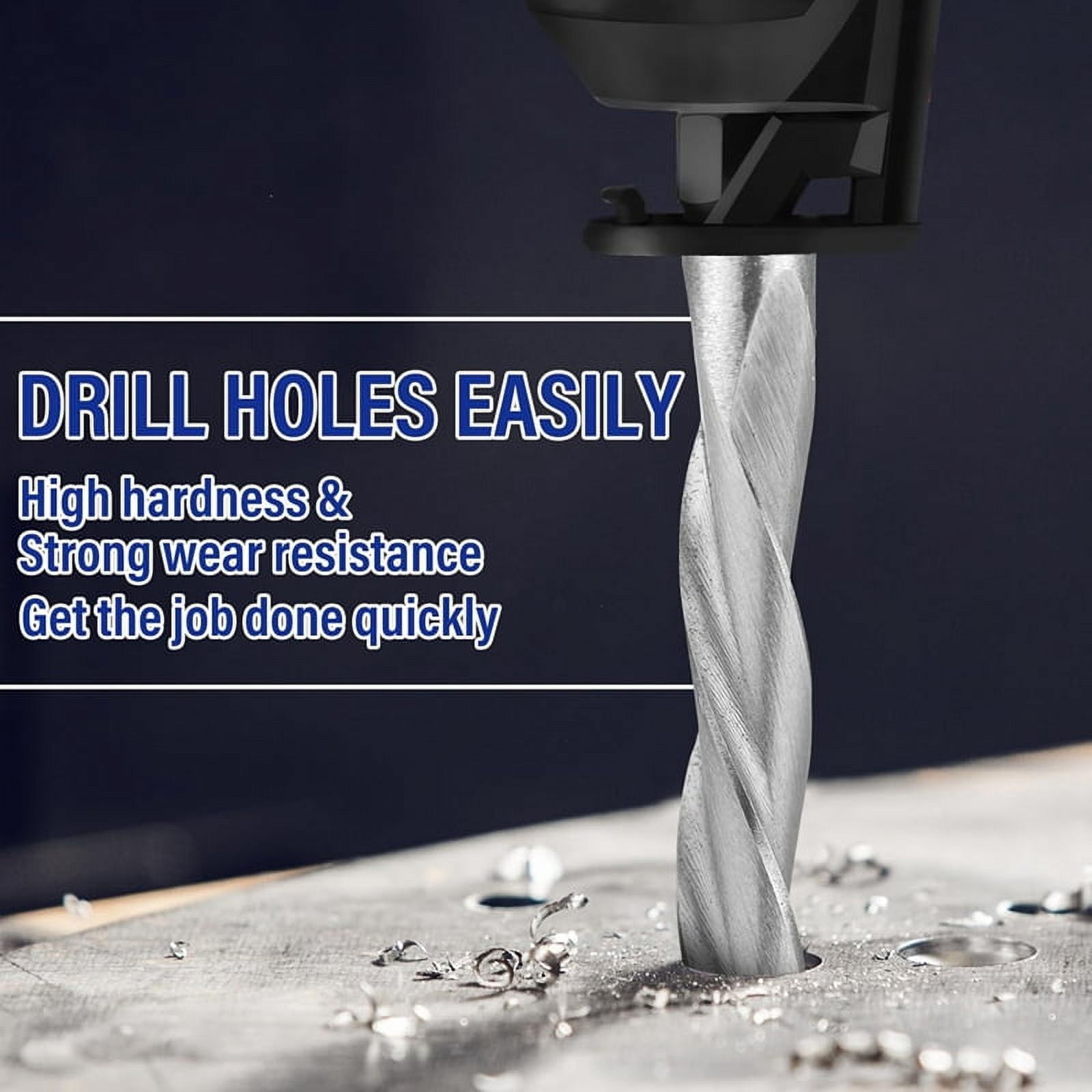 100Pcs Drywall Drill Bits Pilot Point Cutting Drill Bits Diameter Drywall Router Drill Bits Drywall Tools for Spiral Saw