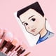 thumbnail image 4 of 2 Plantillas De Práctica De Pintura De Maquillaje, Herramienta De Exhibición De Arte De Pintura Lavable Para Perfil De Niño, 4 of 8