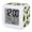 Green, variant on Turquoise Marble Digital Alarm Clock for Bedrooms, Smart LED Alarm Clock with 7 Color Changing Night Light, Gold White Geometric Hexagon Modern Silent Wake Up Clocks for Sleep Study Cooking 3.2"x3.2"