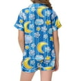 thumbnail image 3 of Girls Painted Home Outfits Daily Wear Set Colorful Pajamas Two Piece Comfy Play And Wear For Children, 3 of 4