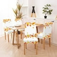 thumbnail image 6 of Fall Maple Chair Slipcover Autumn Leaves Dining Chair Slipcovers Set of 4 Thanksgiving Removable Washable Dining Chairs Covers Spandex Stretch Chair Protector for Kitchen Hotels, 6 of 6