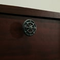 thumbnail image 5 of Zeckos Blue Cast Iron Compass Rose Cabinet Drawer Pulls Set of 12, 5 of 8