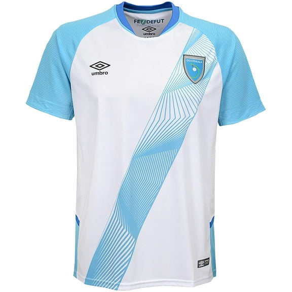 Umbro Youth Guatemala Home Soccer Jersey- White (Medium)